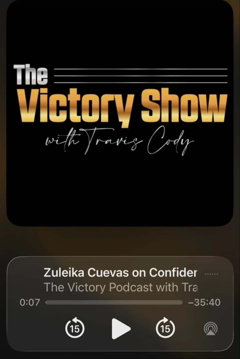Professor Zuleika Cuevas featured on The Victory Show podcast.